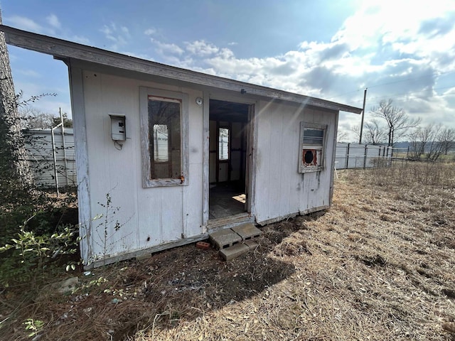 view of outbuilding