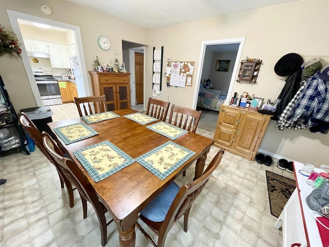 view of dining space