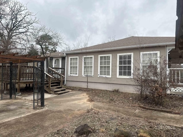 1013 Elm St, Coal Hill, AR 72832 - view of rear view of house