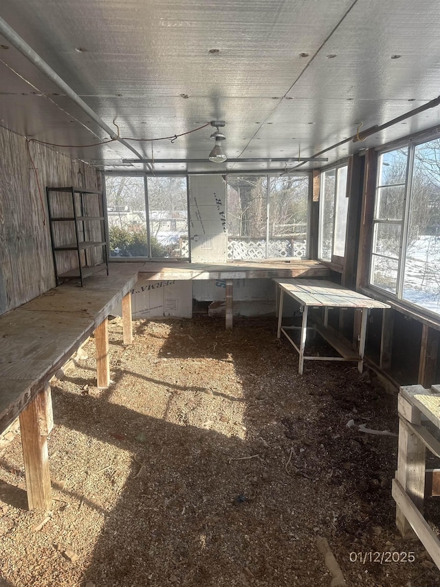 1013 Elm St, Coal Hill, AR 72832 - unfurnished sunroom featuring a healthy amount of sunlight