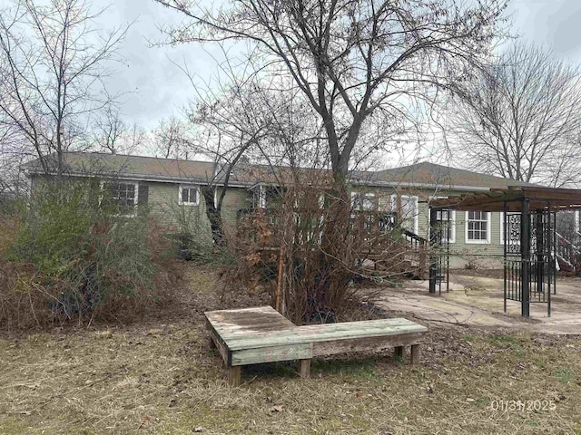 1013 Elm St, Coal Hill, AR 72832 - view of yard