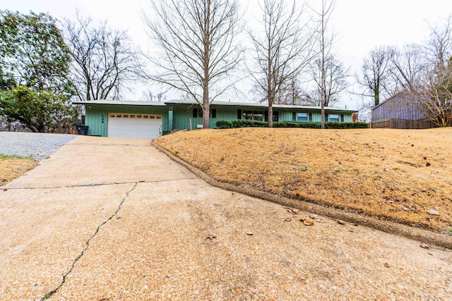 ranch-style house with a garage