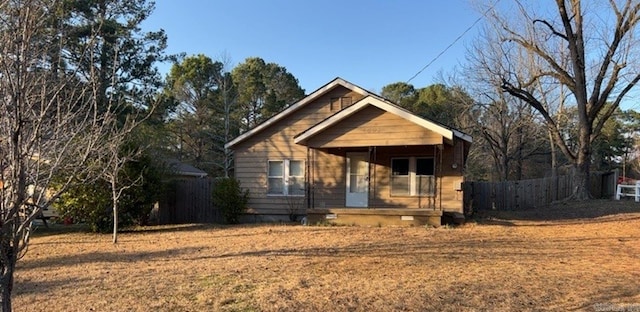 view of front of house with a porch