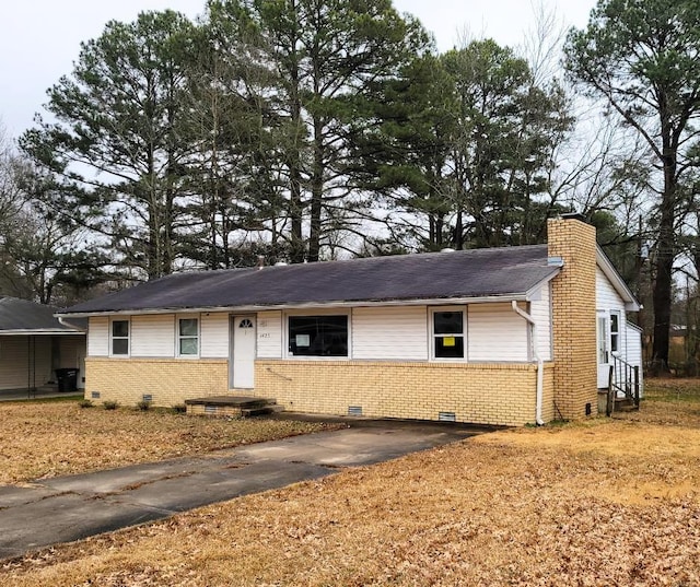 view of ranch-style house