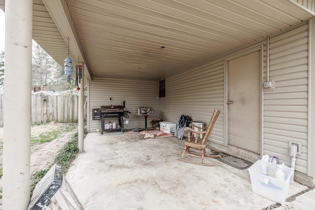 view of patio / terrace with grilling area