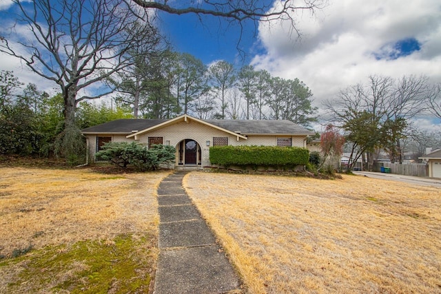 view of ranch-style home