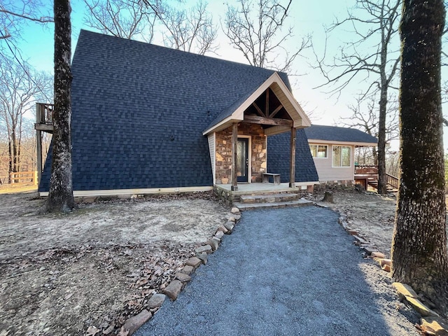 view of front of home