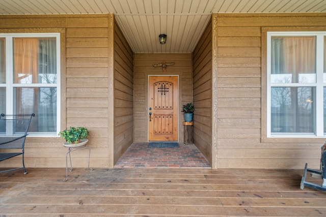 view of entrance to property