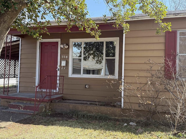 view of entrance to property