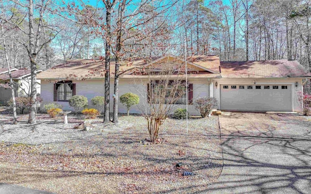 ranch-style house with a garage