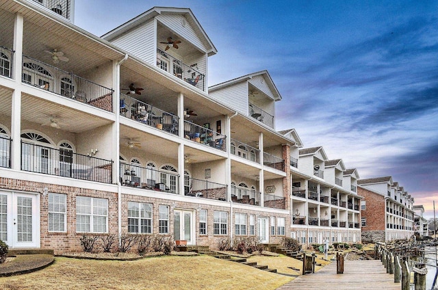 451 Lakeland Dr Unit G-4, Hot Springs, AR 71913 - view of outdoor building at dusk