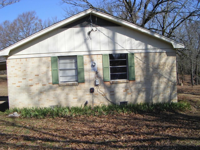 view of side of property