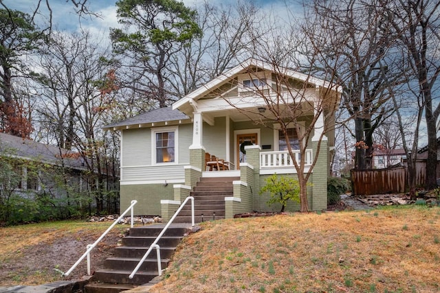 bungalow with a porch