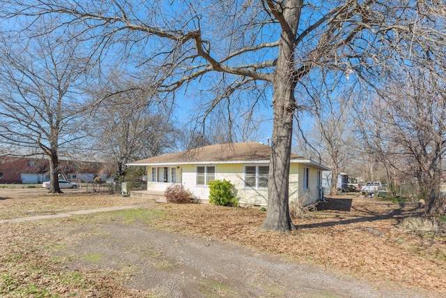 view of ranch-style house