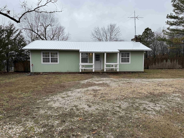 view of ranch-style home