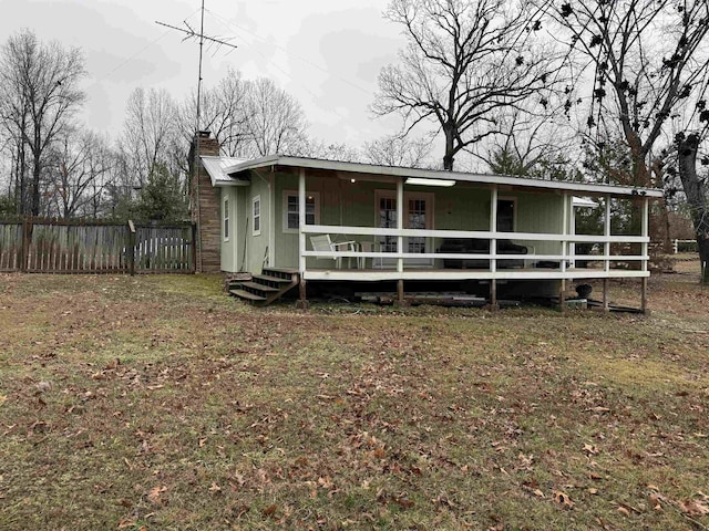 view of front of property