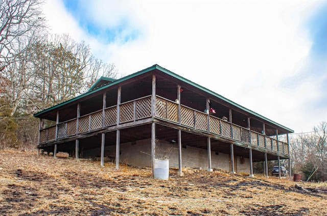 view of rear view of house