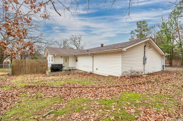 view of rear view of house