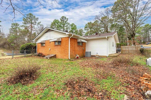 exterior space with central AC unit