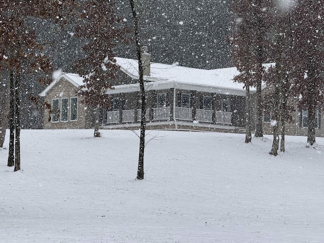 view of front of home