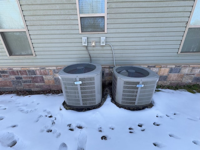 exterior details featuring central air condition unit