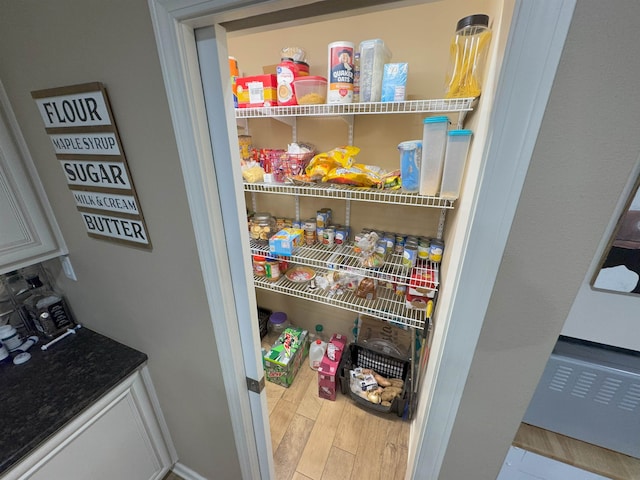 view of pantry