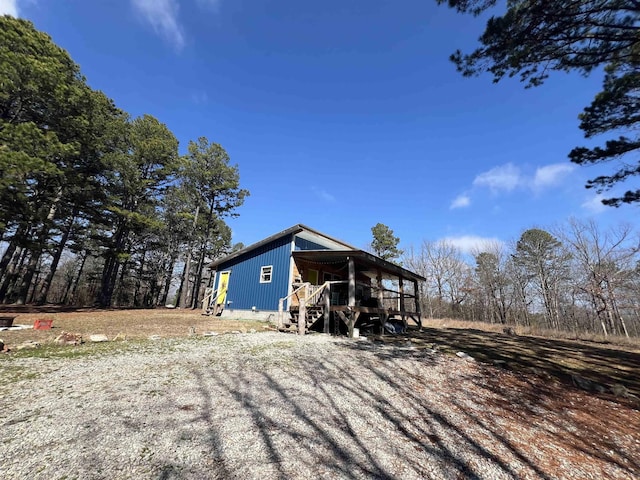 view of outbuilding