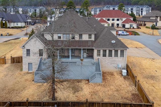 5 Deauville Cir, Little Rock, AR 72223 - rear view of house featuring central AC