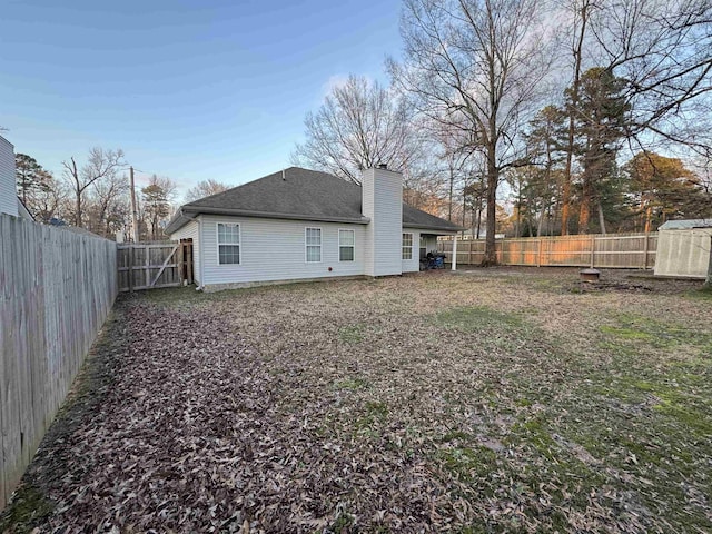 view of rear view of property