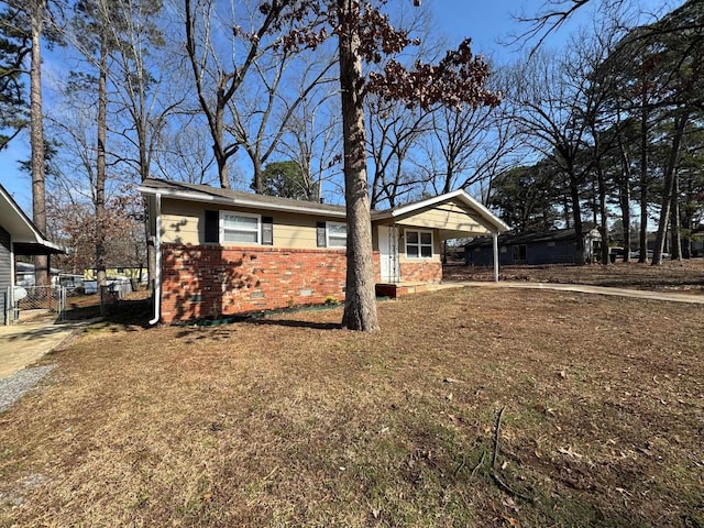 view of home's exterior featuring a carport