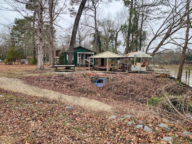 868 River Bend Cv, El Dorado, AR 71730 - exterior space featuring a gazebo