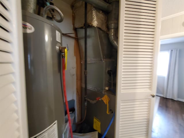 utilities featuring water heater