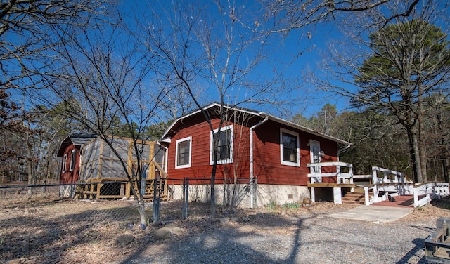 view of home's exterior