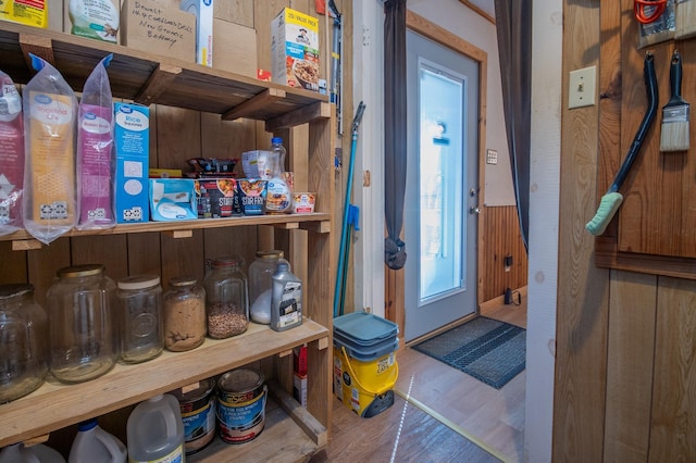 view of pantry