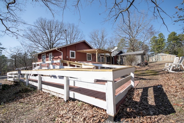 view of back of property