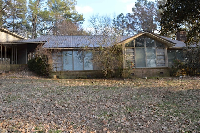 view of side of property