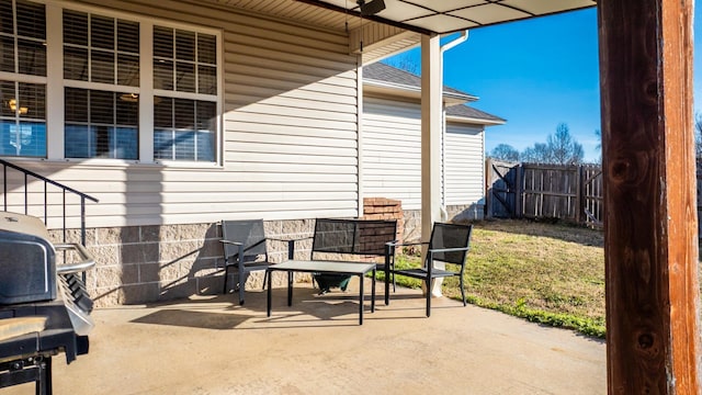 view of patio