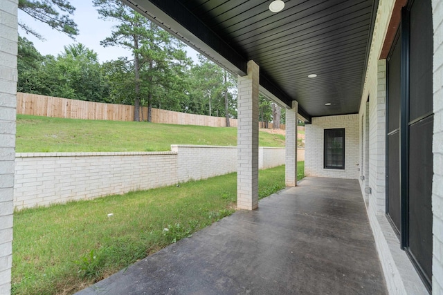 view of patio