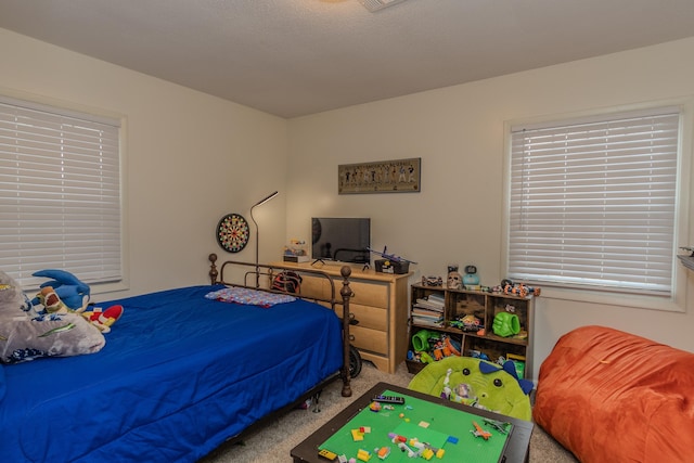 bedroom with carpet flooring