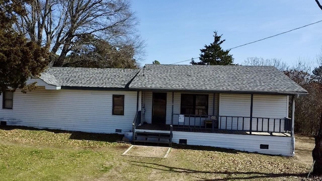 view of front of house with a porch