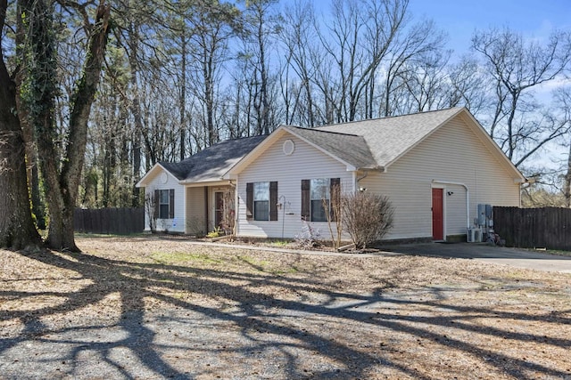 view of ranch-style home