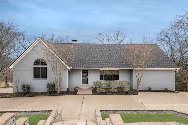 view of ranch-style home