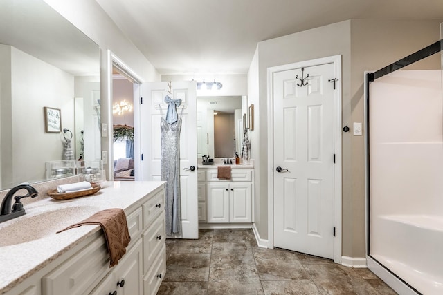 full bathroom with vanity