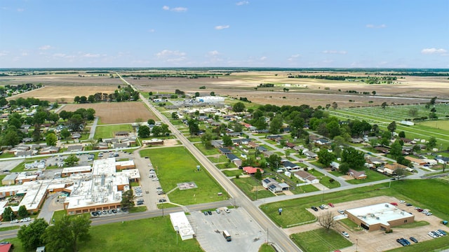 drone / aerial view featuring a rural view
