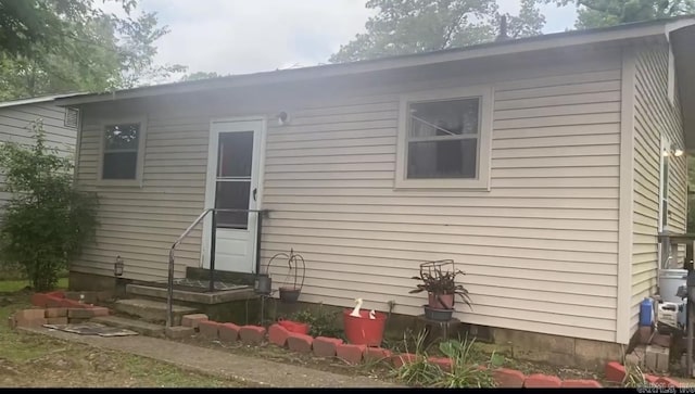 view of rear view of property