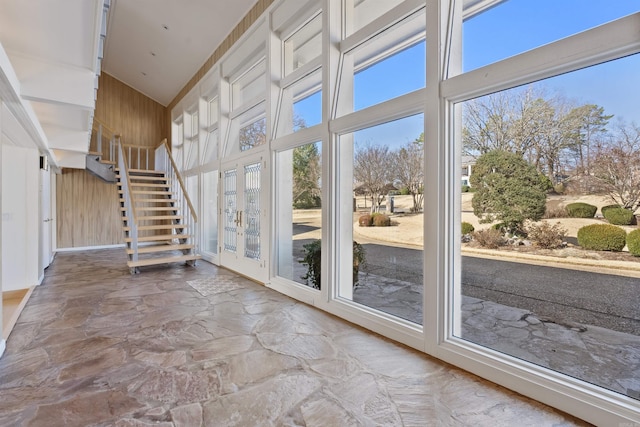 interior space with a wealth of natural light