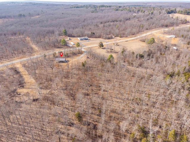 drone / aerial view featuring a rural view