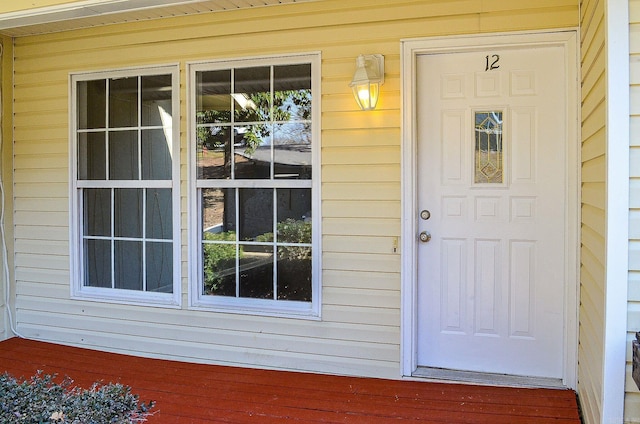 view of property entrance