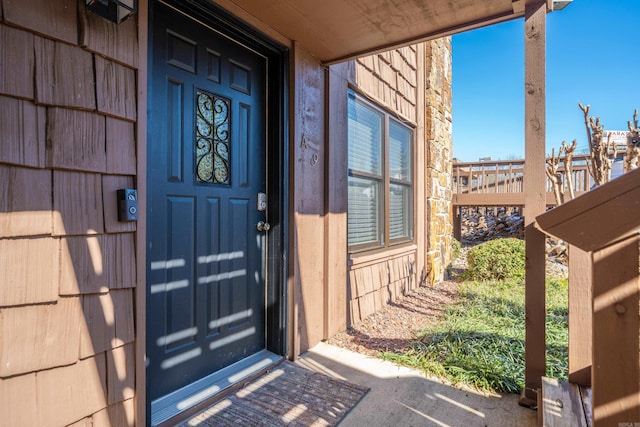 view of entrance to property