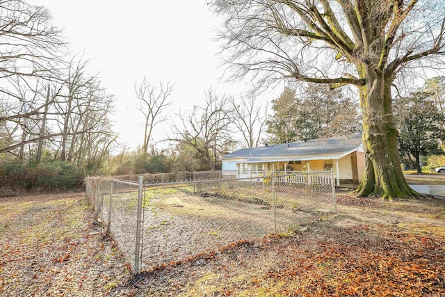 420 Sales St, Camden, AR 71701 - view of yard with a porch and fence